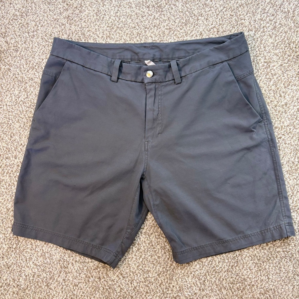 Lululemon Commission Short Men 36 Grey‎ 9" Train Gym Core Performance Chino Golf